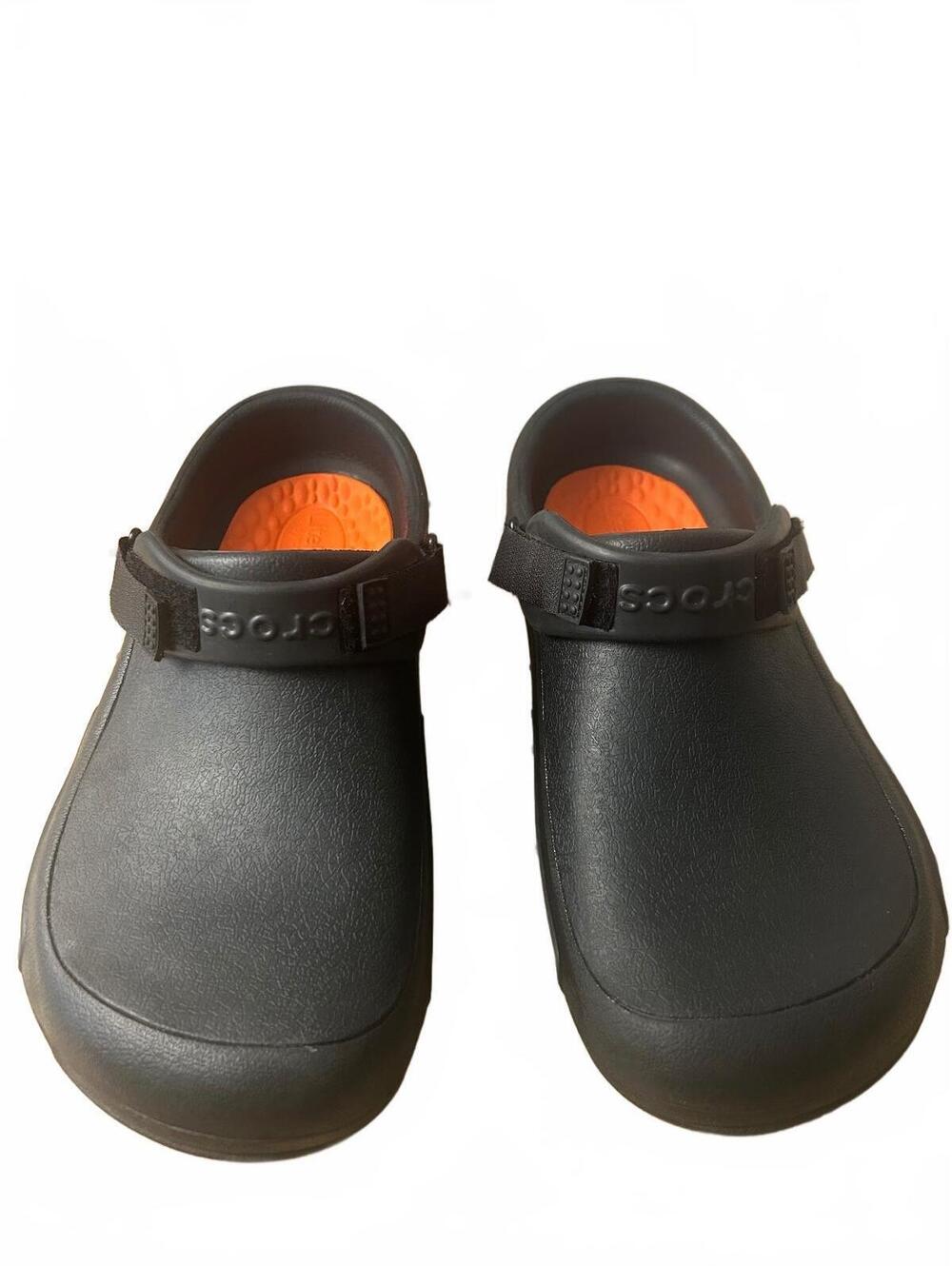 Crocs Bistro Pro LiteRide Work Clogs Black Slip Resistant M8 W10 205669